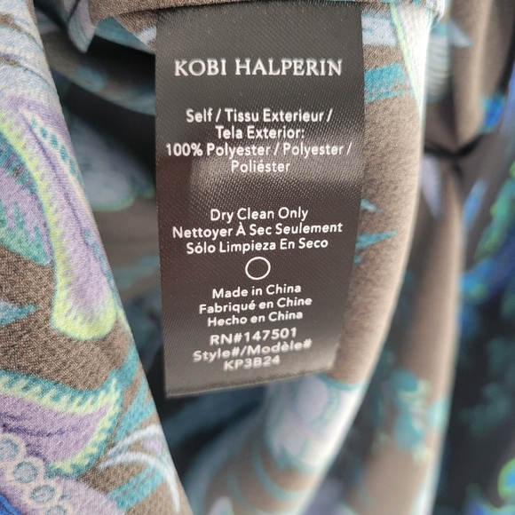 Kobi Halperin Khloe Button Down Blouse size XXL - Picture 5 of 6